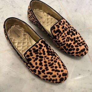 Birdies Leopard Print Flat/ loafers. Very good condition